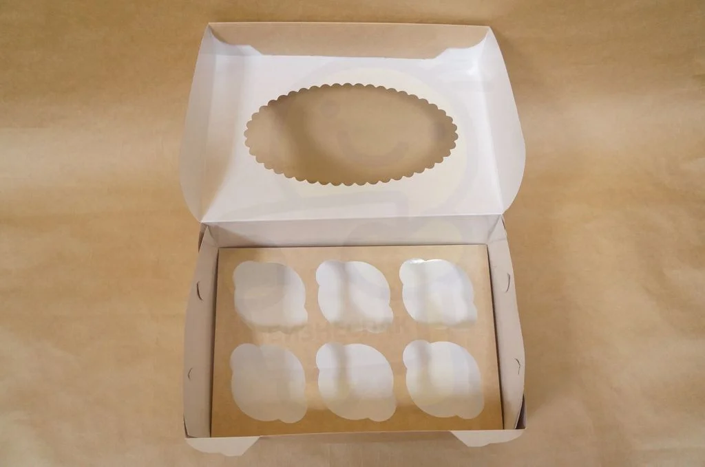 коробка бум. д/маффинов MUF 6 OSQ/250х170х100/25 шт от производителя в Кирове